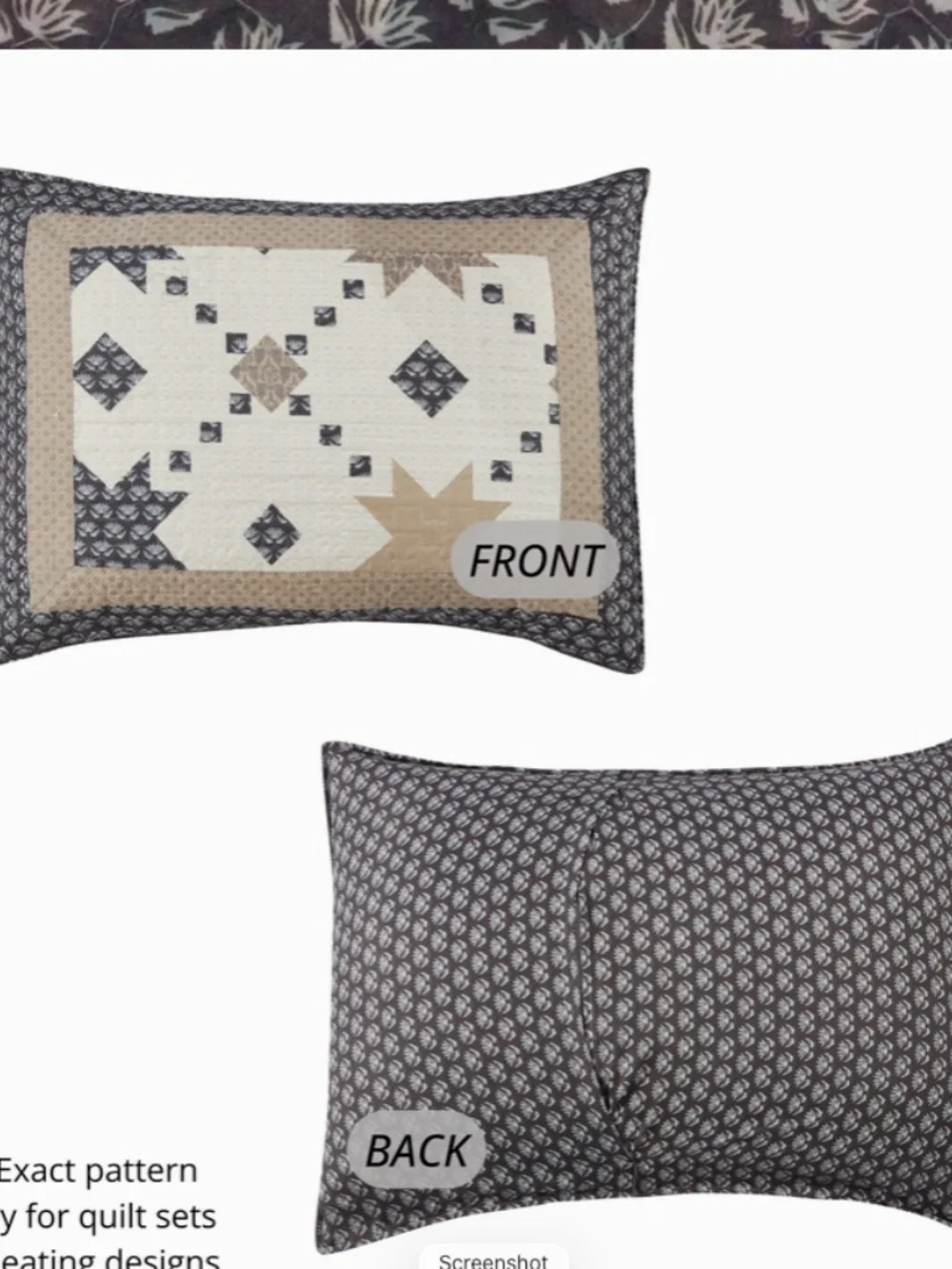 Primitive Star Printed Queen Quilted Bed Set Cottage Farmhouse Rustic Country